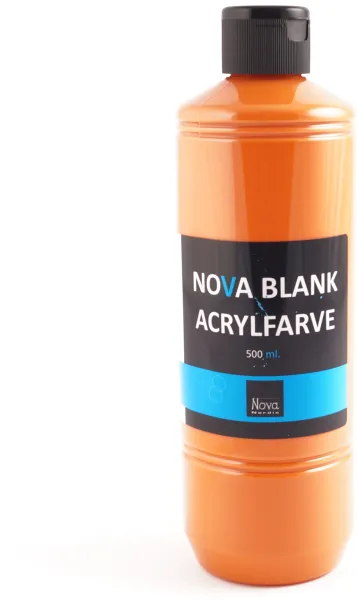 Nova Acrylfarbe Glanz 500 ml. Orange