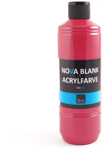 Nova Acrylfarbe Glanz 500 ml. Primärrot
