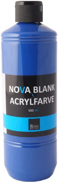 Nova Acrylfarbe Glanz 500 ml. Blau
