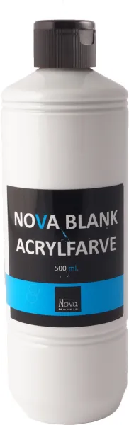 Nova Acrylfarbe Glanz 500 ml. Weiß