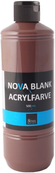 Nova Acrylfarbe Glanz 500 ml. Braun