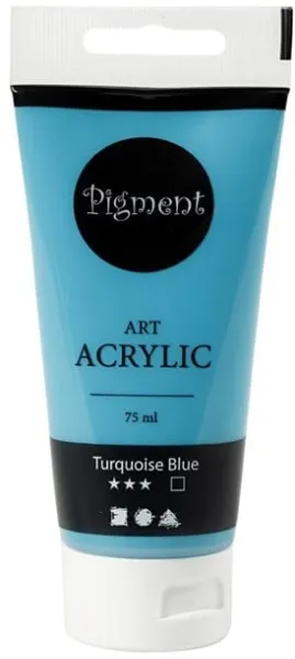 Creativ Company Pigment Art Acrylfarbe Türkisblau 75ml