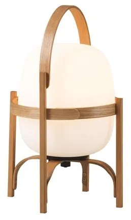 Santa & Cole Cestita Batería Tragbare Lampe Weiß Kunststoff