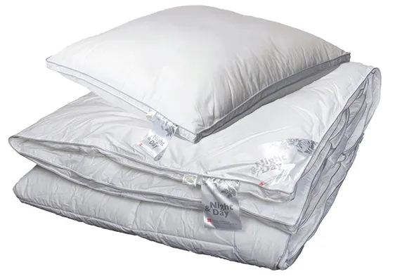 Night & Day Fiber Bettdecken-/Kissenset 140X200cm.