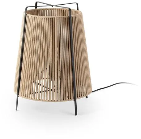 Faro AKANE Außen Stehlampe Beige/Matt Schwarz