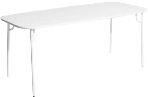 Petite Friture WEEK-END Rechteckiger Tisch Weiß