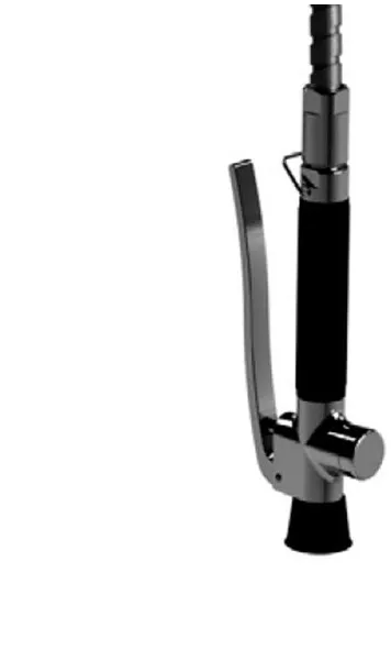 Kriss Handbrause für Euroclean Großküchenmischer einfach 1/2rg