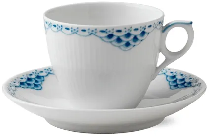 Royal Copenhagen Prinzessin Tasse mit Untertasse - 17 cl