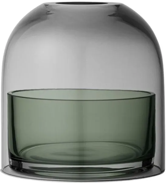 AYTM TOTA Teelichthalter Laterne Schwarz/Forest