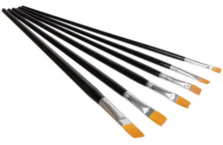 Artino Malerpensler/Kunstnerpinselset Flach Synthetisch Ass. Größen