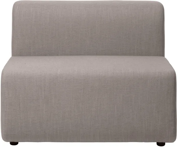 BROSTE COPENHAGEN Lagoon modulare Sofa Mittelteil - Latte Stoff