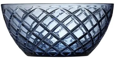 Lyngby Glas Sorrento Salatschüssel 24 cm - Blau