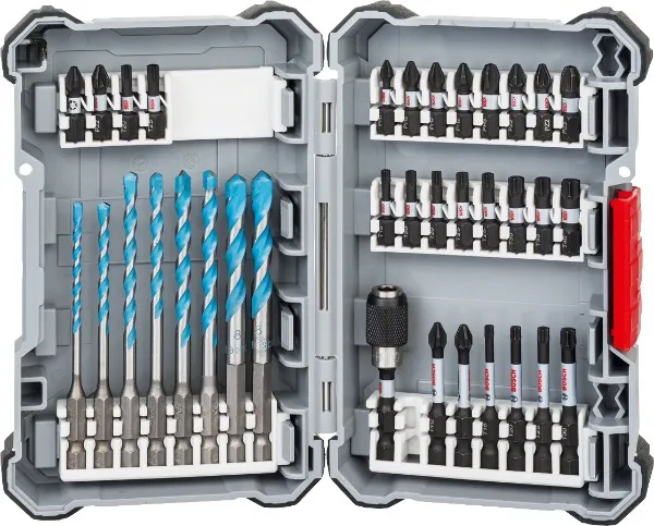 Bosch-Set mit Bits für Schlagschrauber, 35-teilig.