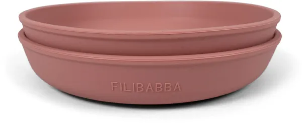 Silikonteller - rosa