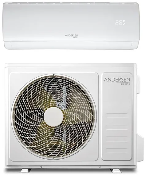Andersen Electric AE 12000 Luft/Luft-Wärmepumpe mit WiFi, 3,8 kW, 5–72 m², Weiß